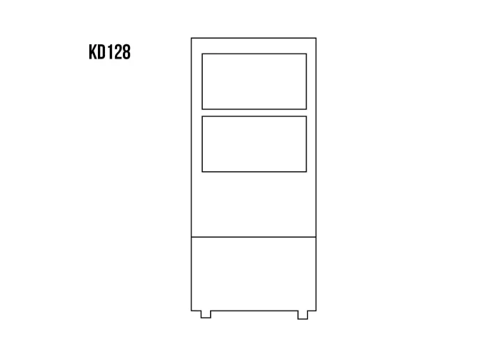 Komoda kombinovaná z masivní borovice KD128