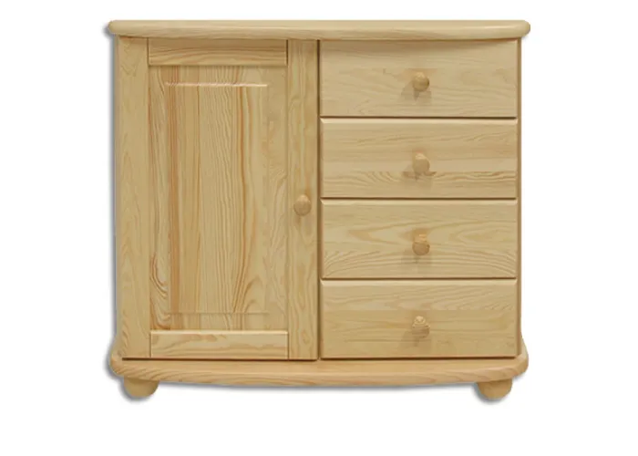 Komoda kombinovaná z masivní borovice KD140
