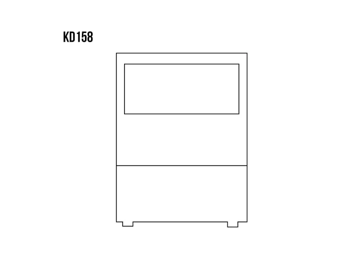 Komoda kombinovaná z masivní borovice KD158