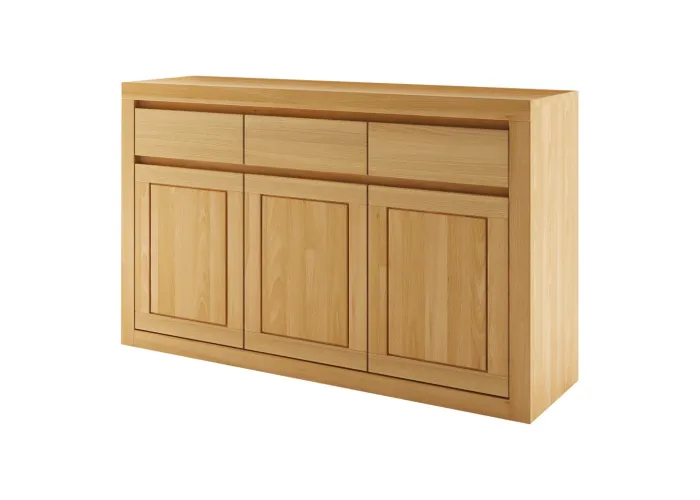 Komoda kombinovaná z přírodního buku KD402