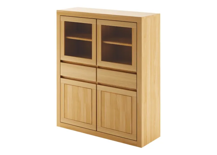 Komoda kombinovaná z přírodního buku KD405