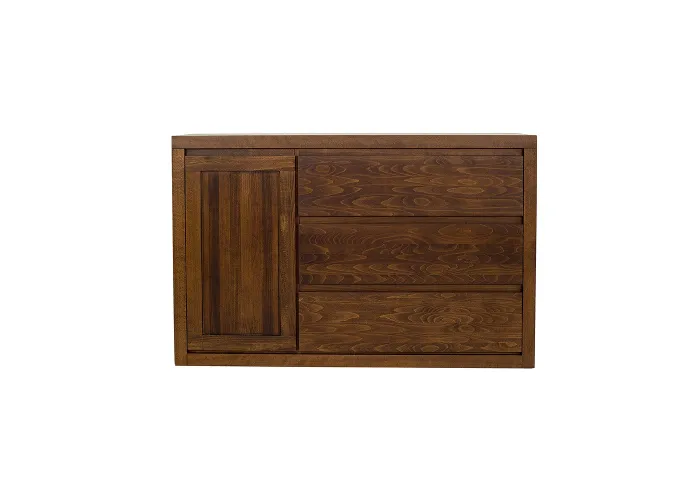 Komoda kombinovaná z přírodního buku KD415