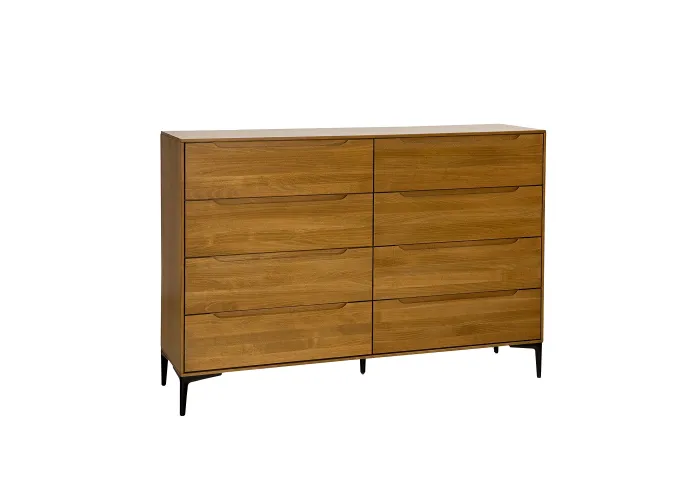 Komoda kombinovaná z přírodního buku KD420