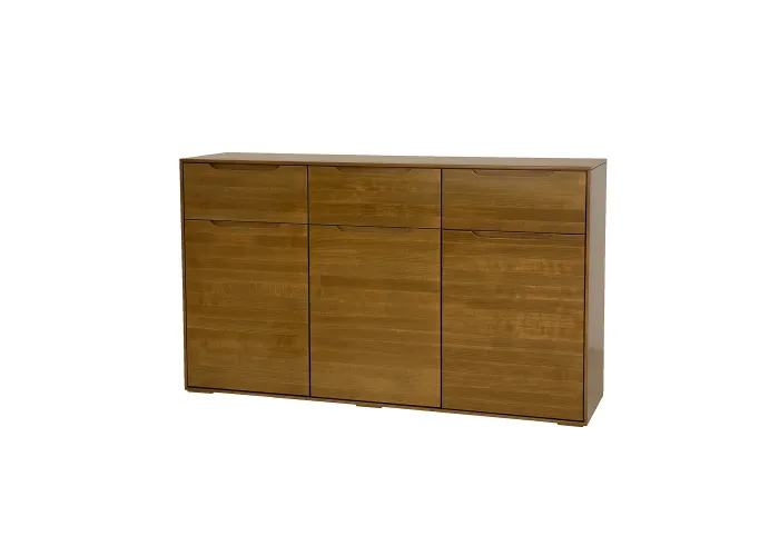 Komoda kombinovaná z přírodního buku KD421