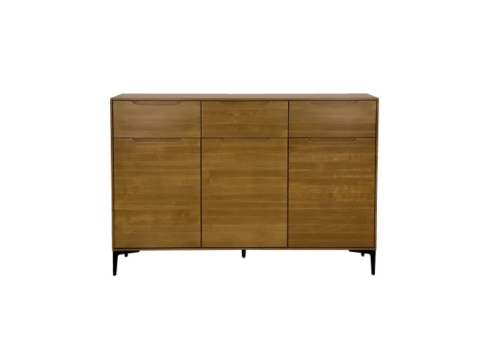 Komoda kombinovaná z přírodního buku KD421