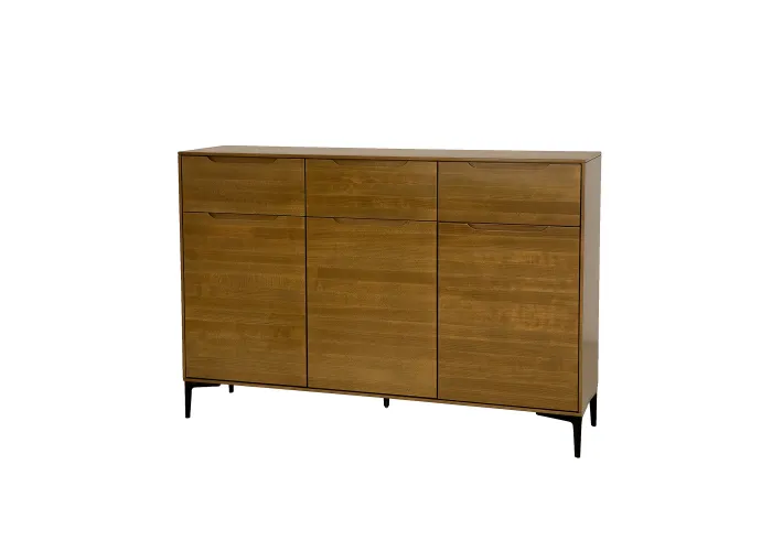 Komoda kombinovaná z přírodního buku KD421