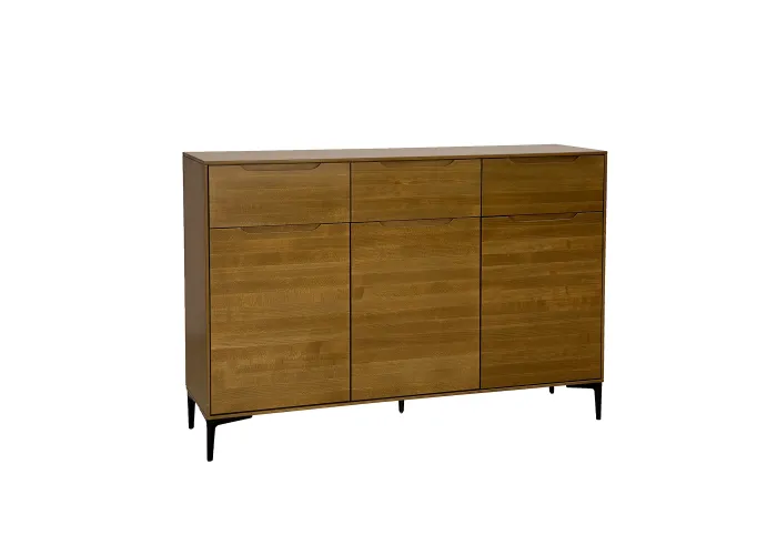 Komoda kombinovaná z přírodního buku KD421