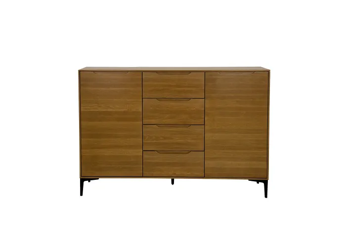 Komoda kombinovaná z přírodního buku KD422