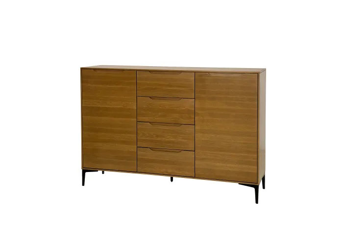 Komoda kombinovaná z přírodního buku KD422