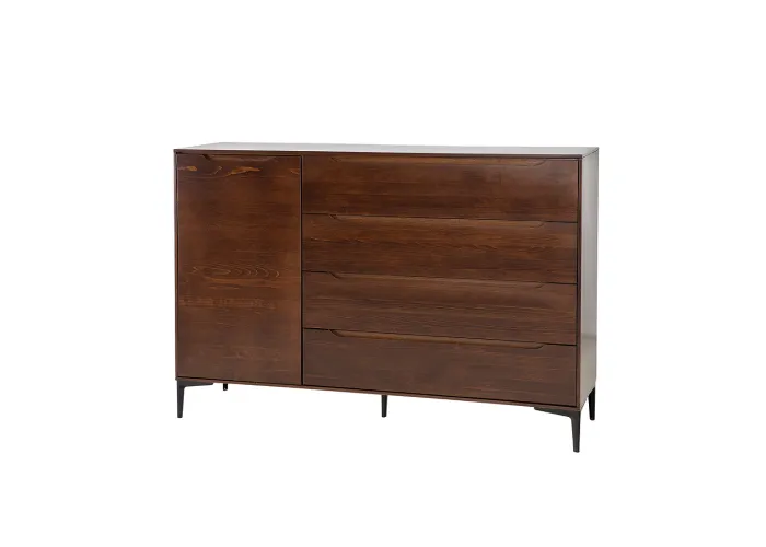 Komoda kombinovaná z přírodního buku KD423