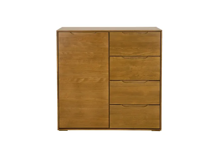 Komoda kombinovaná z přírodního buku KD426