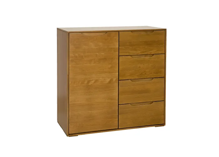Komoda kombinovaná z přírodního buku KD426