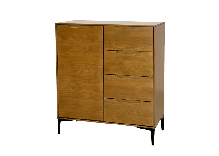 Komoda kombinovaná z přírodního buku KD426