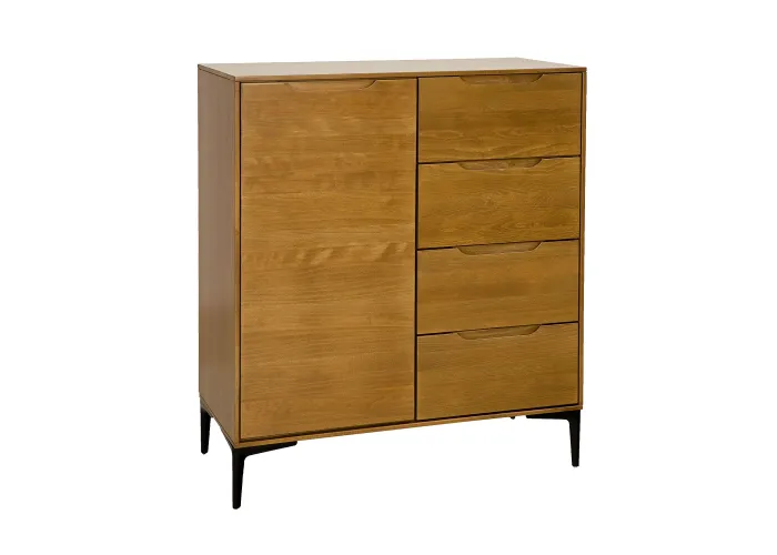 Komoda kombinovaná z přírodního buku KD426