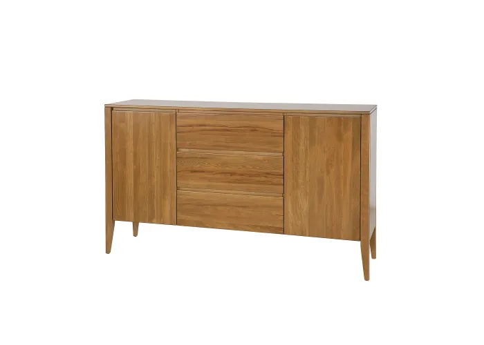 Komoda kombinovaná z přírodního buku KD430