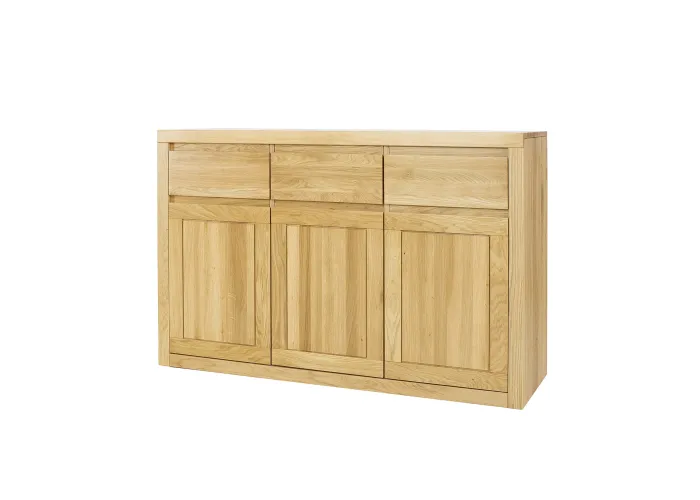 Komoda kombinovaná z přírodního dubu KD302