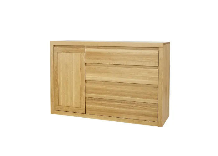 Komoda kombinovaná z přírodního dubu KD308