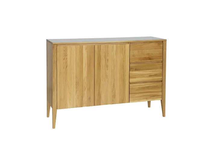 Komoda kombinovaná z přírodního dubu KD338