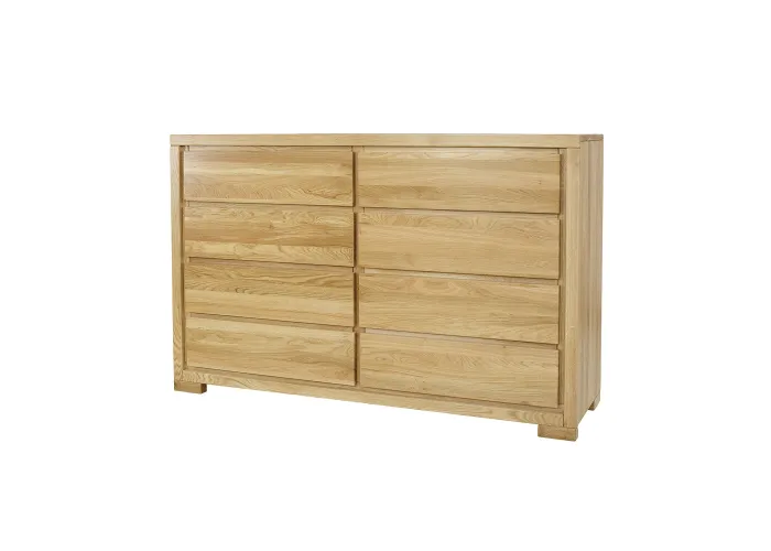 Komoda kombinovaná z přírodního dubu KD356
