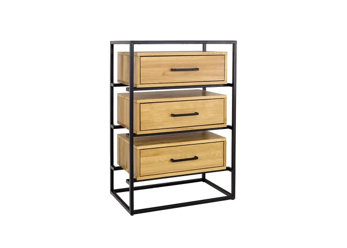 Komoda kombinovaná z přírodního dubu KD370