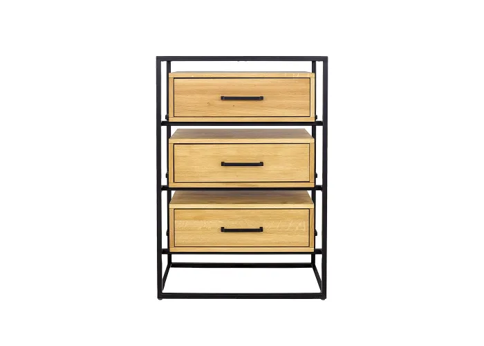 Komoda kombinovaná z přírodního dubu KD370