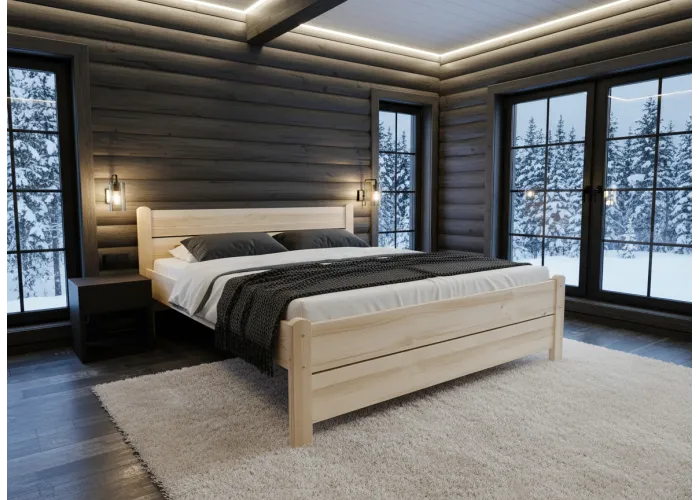 Postel z masivu borovice SUP-1 + rošt ZDARMA